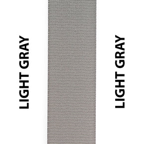 Light Gray / Grey Seat Belt Webbing Replacement Strap